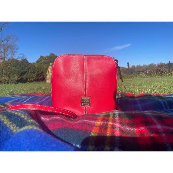 Dooney & Bourke Red Trixie Dome Crossbody Bag - Picture 3 of 8